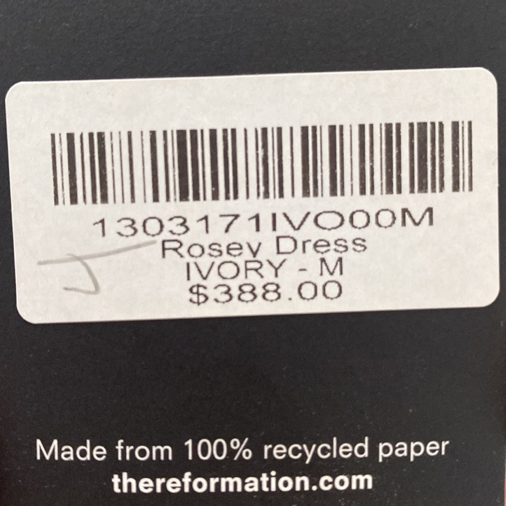 NWT- Reformation Rosey Wedding Dress Size M (STYLE NO LONGER SOLD ONLINE) - Picture 6 of 6